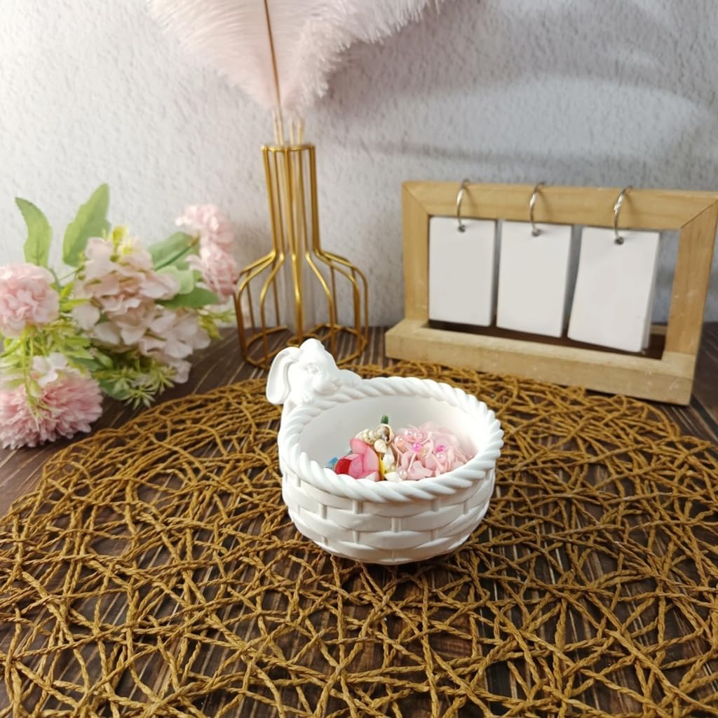 Basket Silicone Candle Molds for Epoxy Resin Making Candle Soap Candy Chocolate Fondant Jewelry Case Succulent Planter