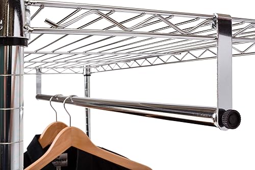 Miniatura 3 de Estante de almacenamiento para ropa, cromado