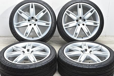 Amazon 中古 タイヤホイール 4本セット 20インチ 8 5j 43 10 5j 45 245 40r20 99y 275 35r20 102y マセラティ 純正 ホイール F20413 タイヤ ホイールセット 車 バイク