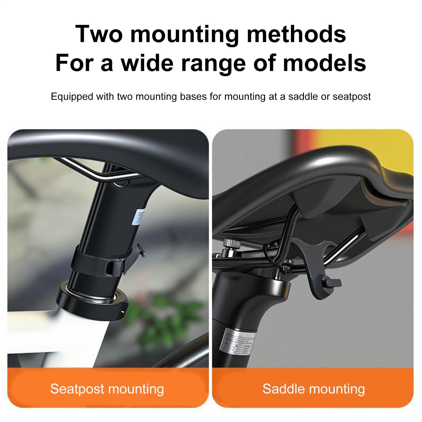 Fanale posteriore per bicicletta - Luce ricaricabile per bicicletta - Lampada LED impermeabile e luminosa per biciclette scooter e spostamenti