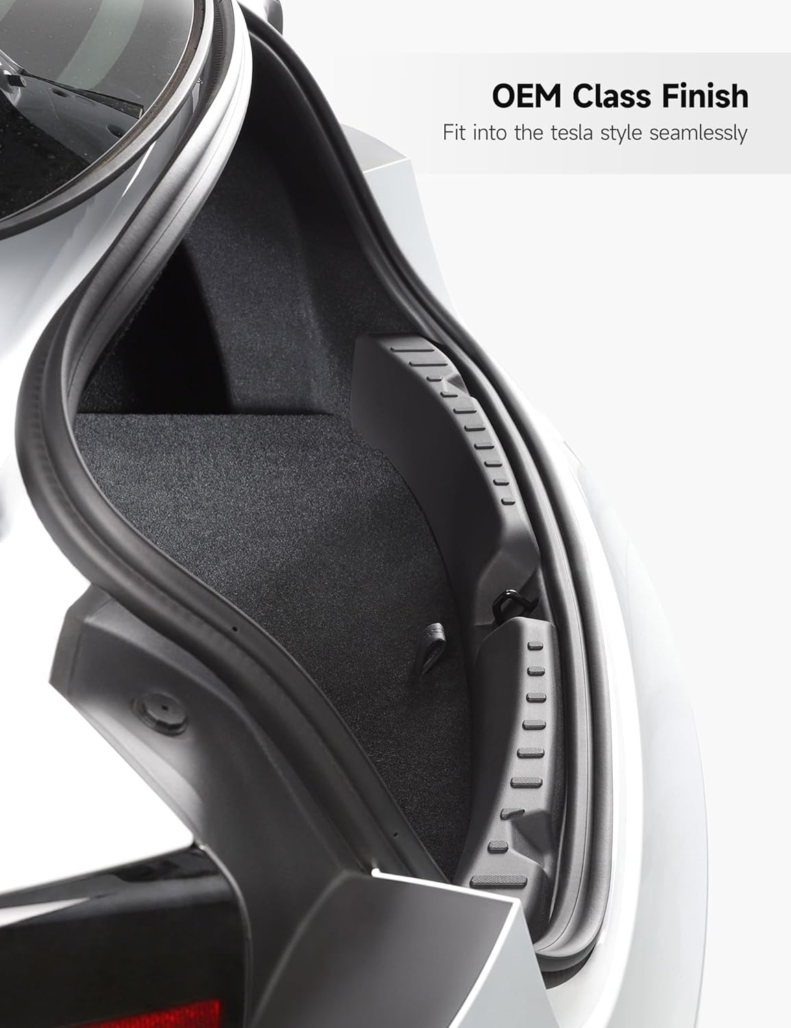 TPARTS Frunk LED Strip & Tailgate Threshold Cover Set for Tesla Model 3 Highland 2024