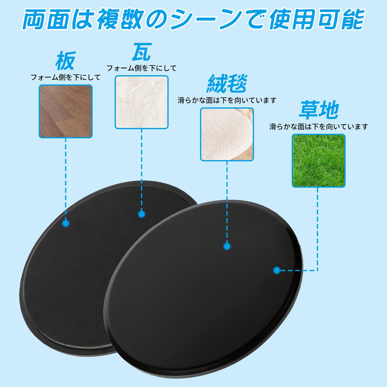 Amazon | nalaina コアスライダー スライドディスク スライドボード 体
