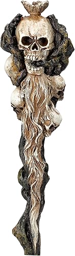 Miniatura 2 de Pacific Giftware Figura mágica de resina con diseño de cabezas de calavera