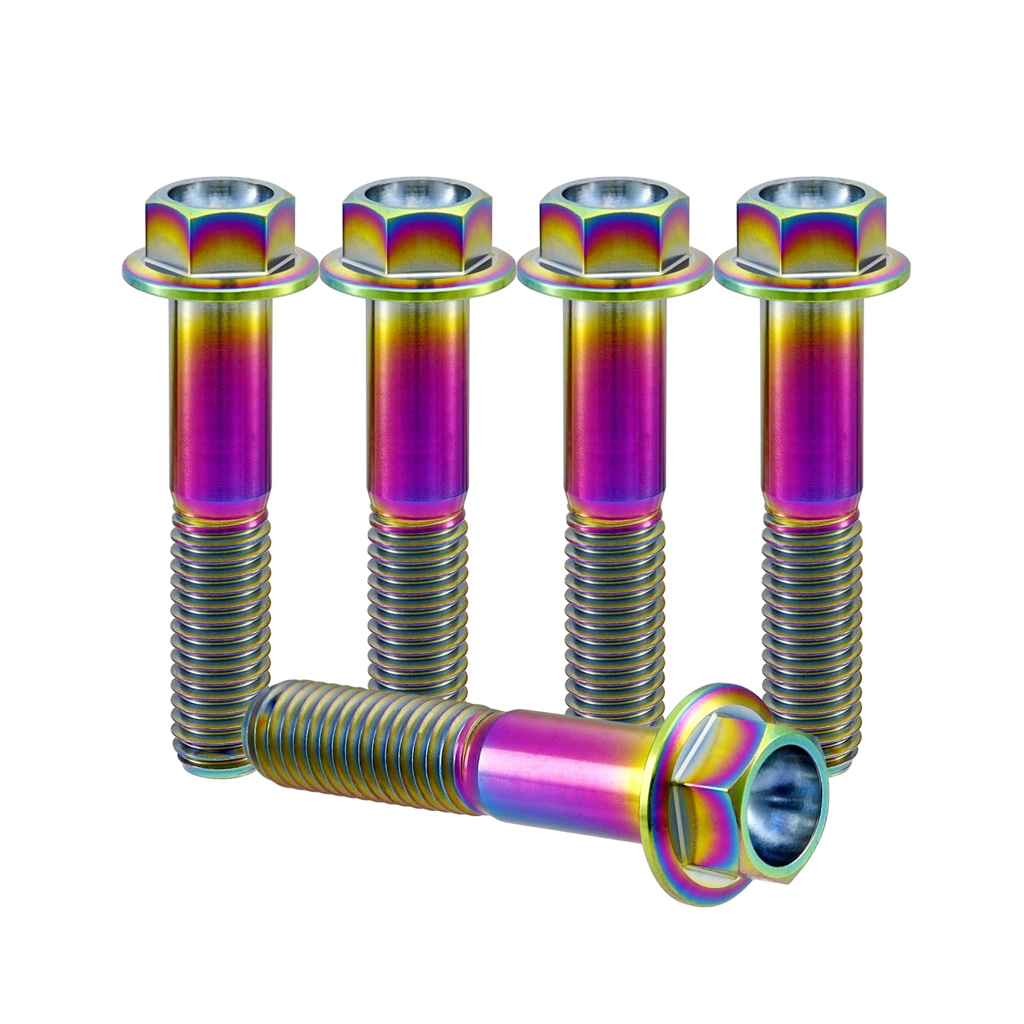RISON-Titanium Titanmutter Sechskantmutter DIN 934, M3 Sechs