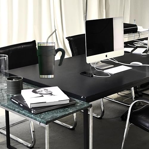 Miniatura 4 de 2 piezas de mango negro para vaso de 30 onzas, compatible con Ozark Trail, YETI, RTIC, taza de viaje, SIC, Rambler