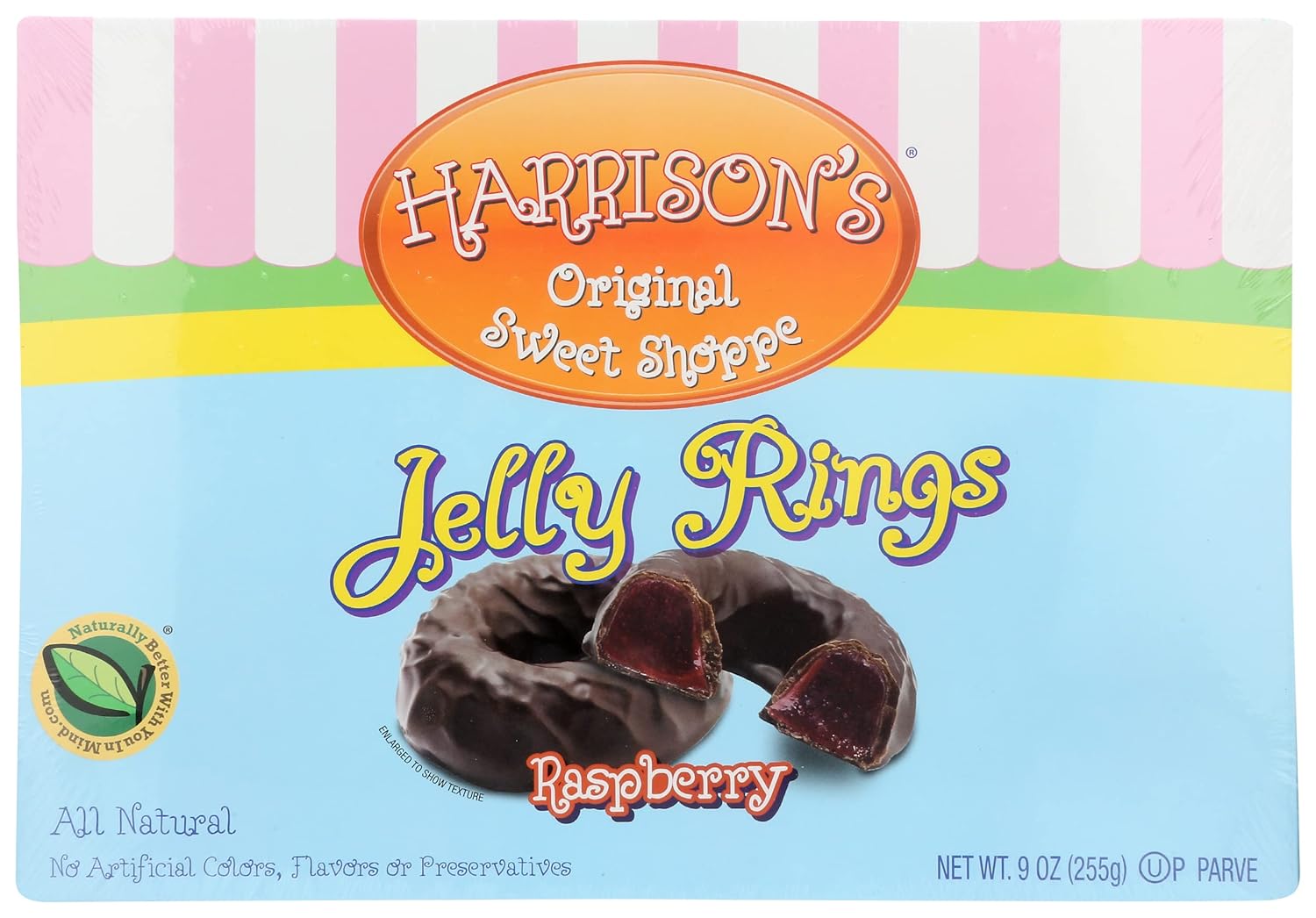 HARRISONS Chocolate Covered Jelly Rings, 9 OZ Grocery