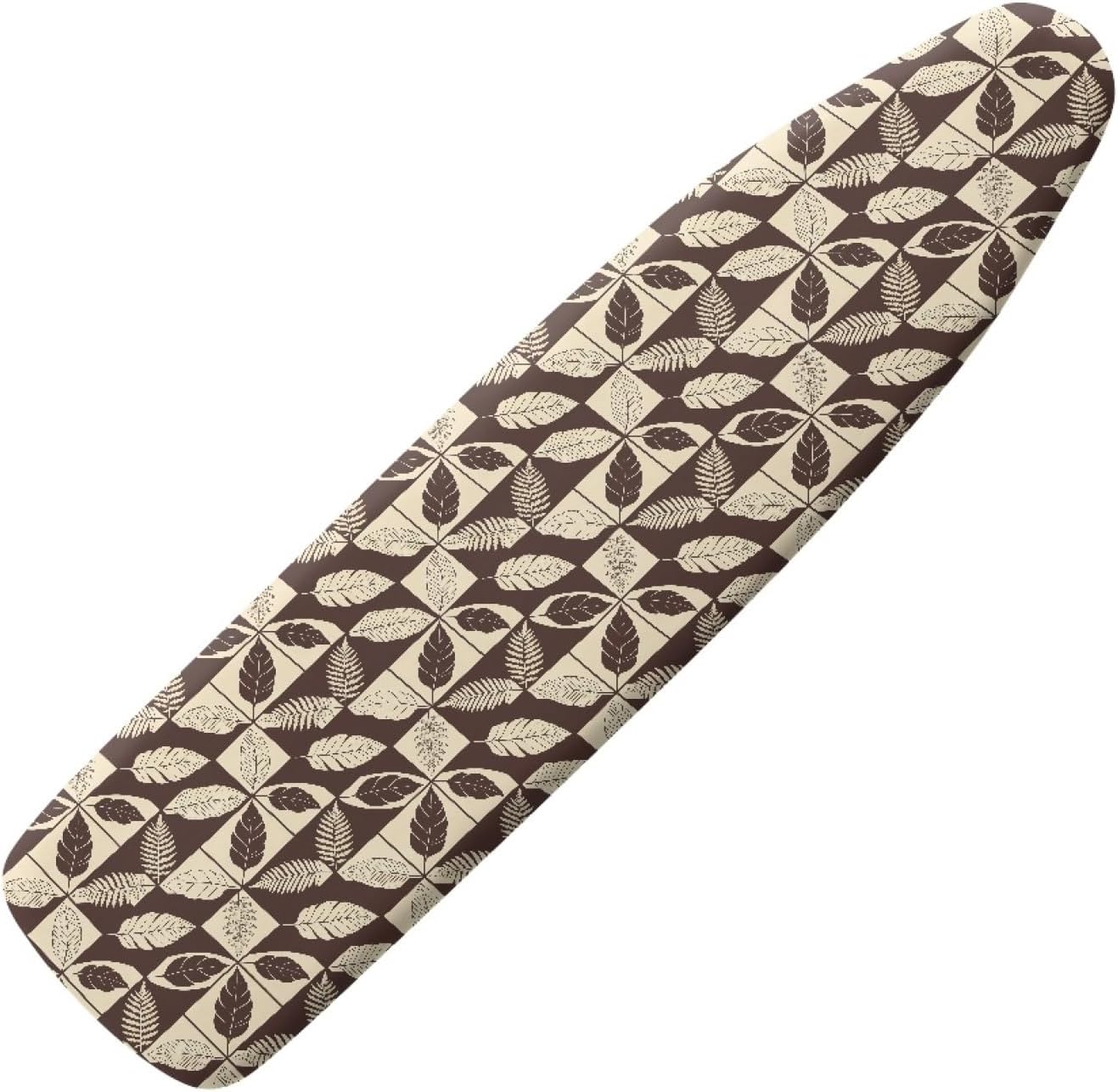 Flowers Ironing Board Cover,16"x55" Standard Ironing Board Cover with Elastic Edge and Hook and Loop Fasteners, Scorch & Stain Resistant, Polyester Home Ironing Board Covers, Old Flower Art