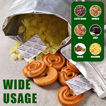 1 Gallon Mylar Bags with Oxygen Absorbers, 30 Pcs, Food Storage Kit