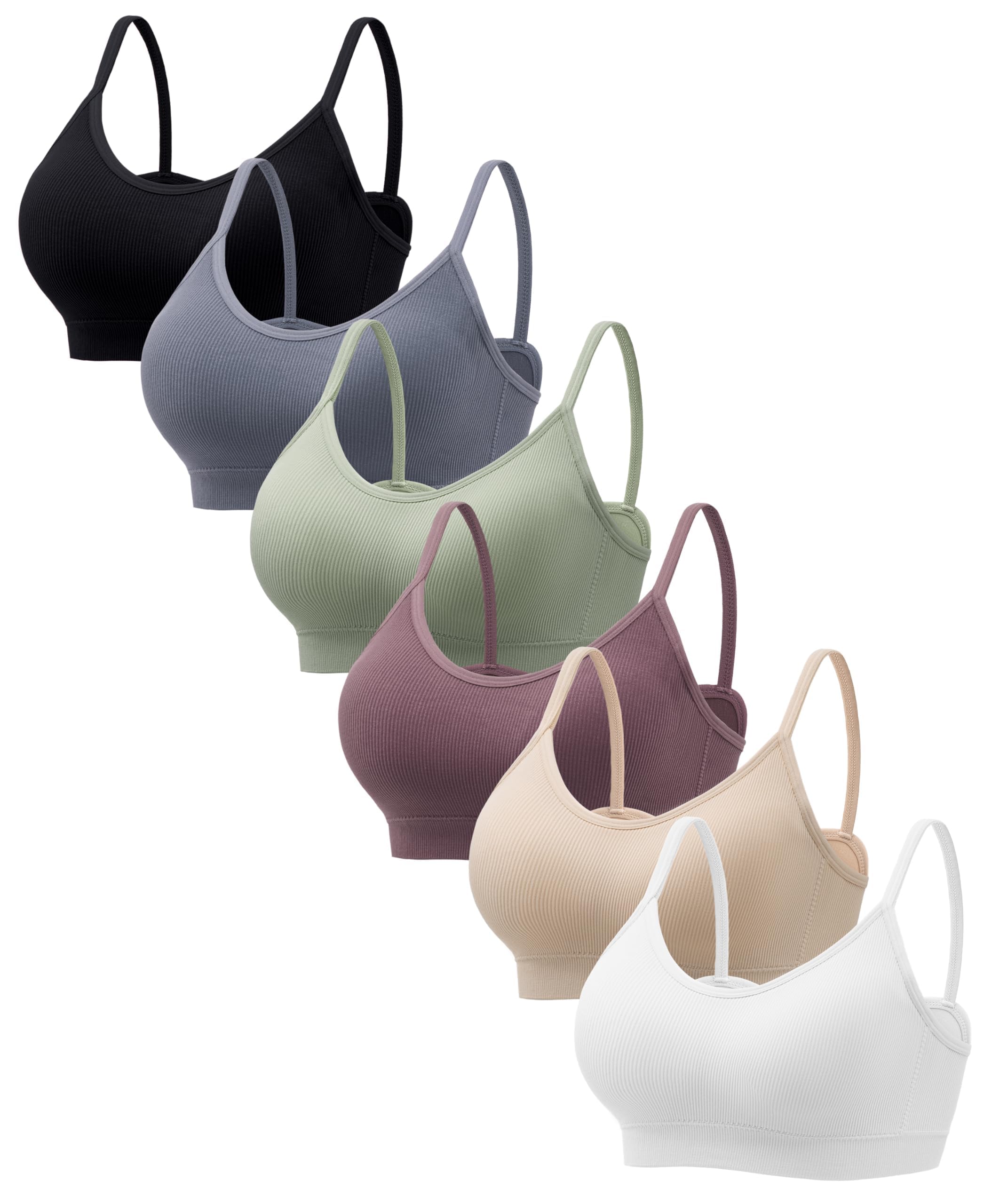 HBselect Soutien-Gorge sans Couture Femme sans Armatures Décolleté en V | Bralette Soutien-Gorge Souple Push-Up Rembourré Bustier Classique T-Shirts Soutien-Gorge Seamless avec Extension