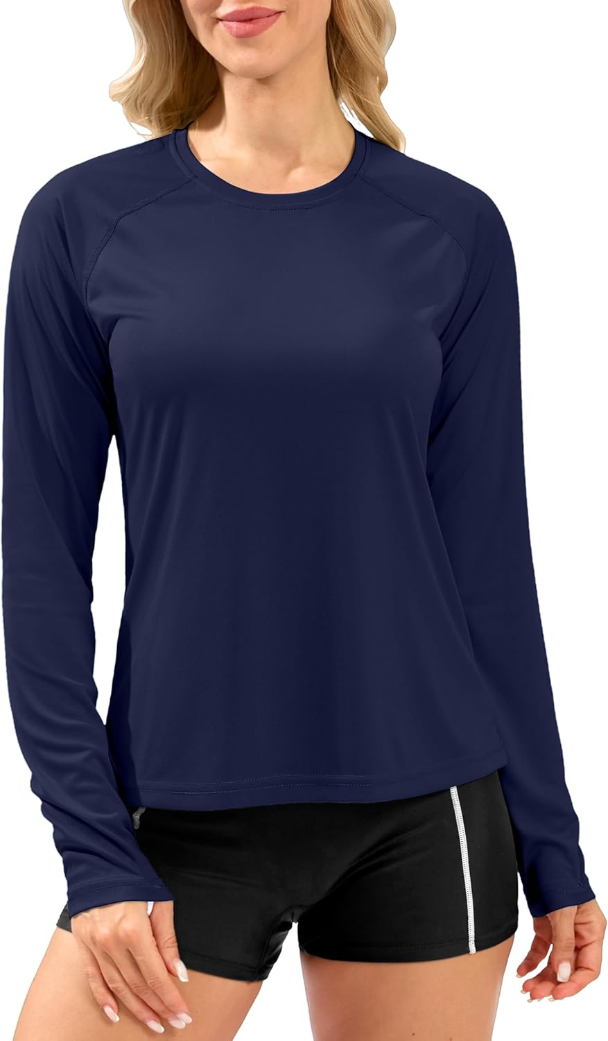 Women's UPF 50+ Sun Shirts Long Sleeve UV Protection Rash Guard Lightweight Quick Dry Workout Hiking Tops for Women