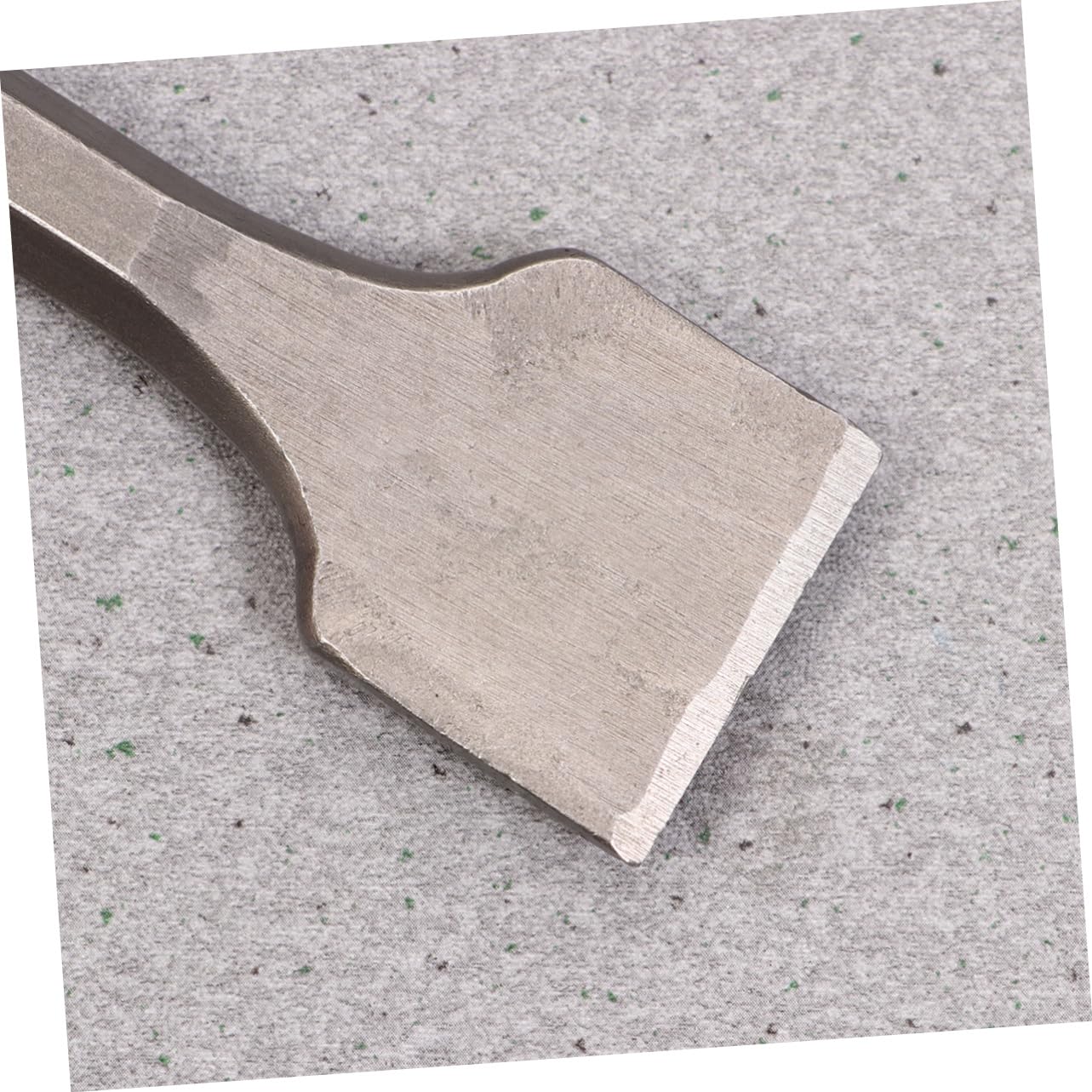 Lot De 2 Burins Plats Élargis Hexagonaux Pour Marteau-perforateur Électrique, Ciseau Plat 14 x 250 x 40 Mm, Acier Traité Peinture, Usage Murs Ciment Brique Pierre