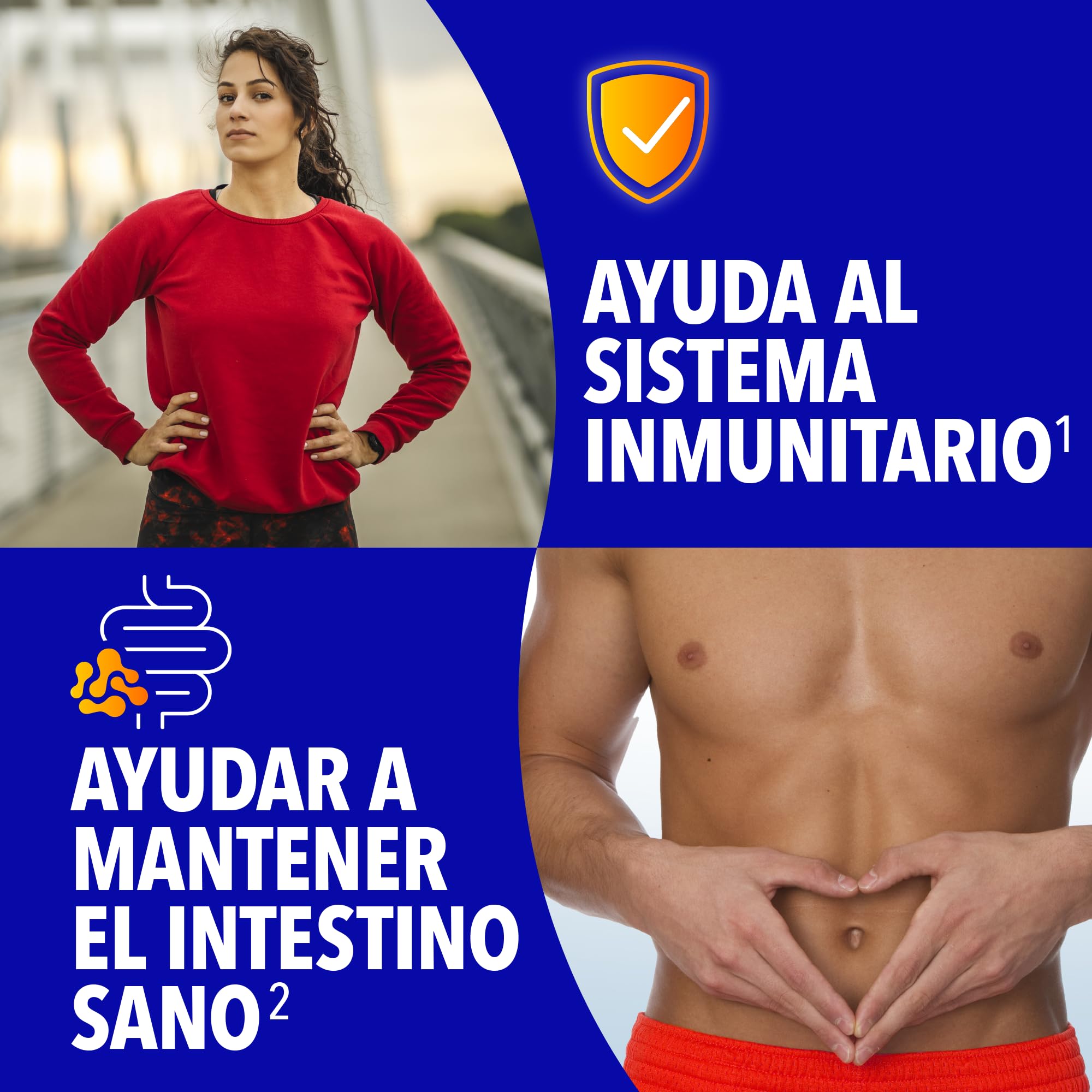 Bion3 Gummies Defense, Complemento Alimenticio Multivitamínico para Ayudar al Sistema Inmunitario¹ con Probióticos, Vitamina C, Vitamina B3 y Zinc, 60x2 gummies, para 1-2 meses de uso