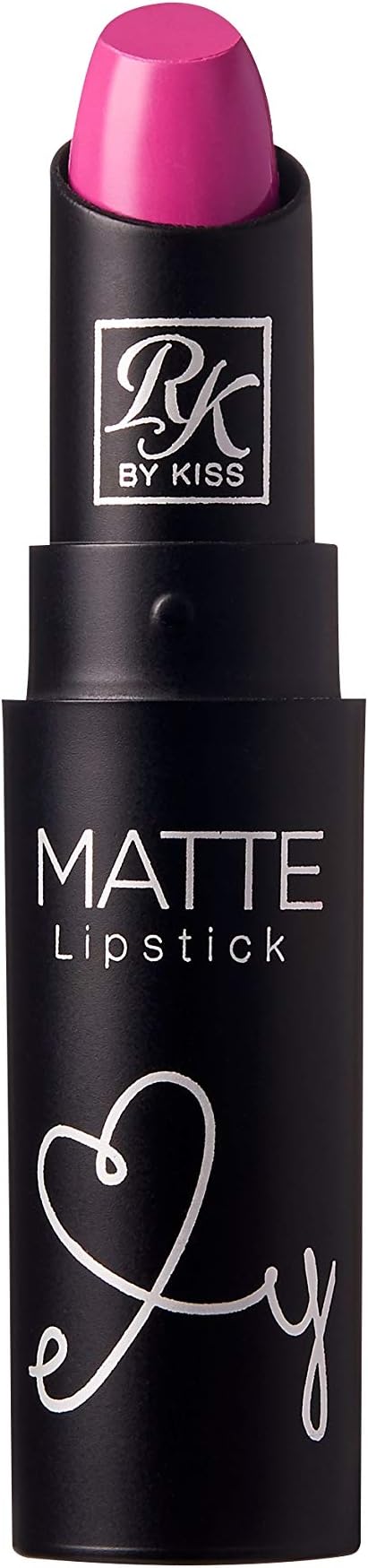 Kiss Ruby Kisses Matte Lipstick, Fuchsia Fierce, 0.12 Fl Oz, 0.12 Oz