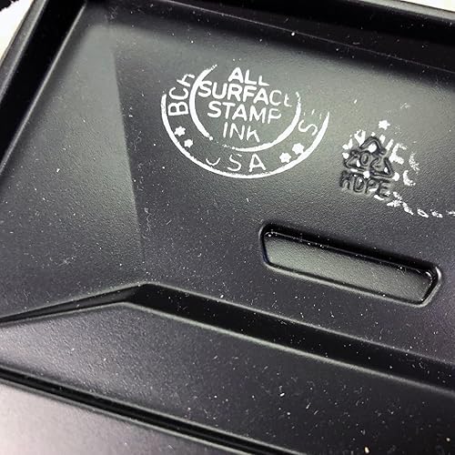 Miniatura 5 de BCH Tinta de sello multisuperficie plateada de alta calidad, a base de disolventes, de secado rápido, vidrio, metal, vinilo y más