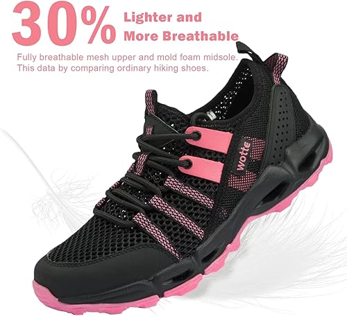 Miniatura 4 de MAINCH Zapatos de agua de senderismo para mujer, de secado rápido, para deportes al aire libre