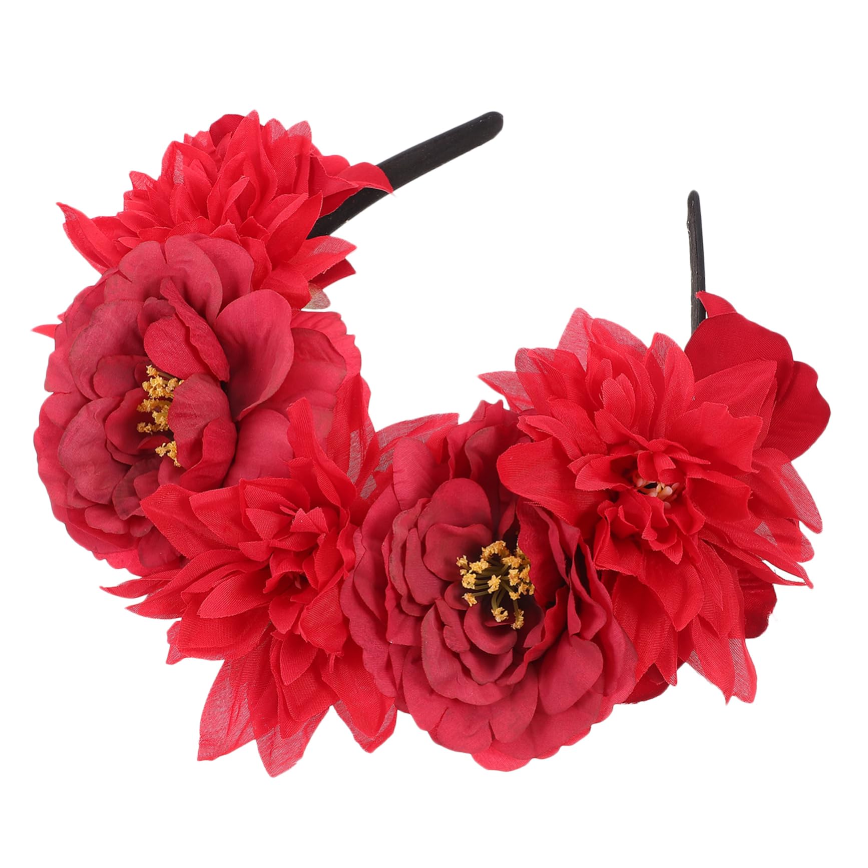 FRCOLOR Diadema De Flores De 3 Piezas Para Mujer Con Peonías Simuladas Accesorio Destacado Para Eventos.