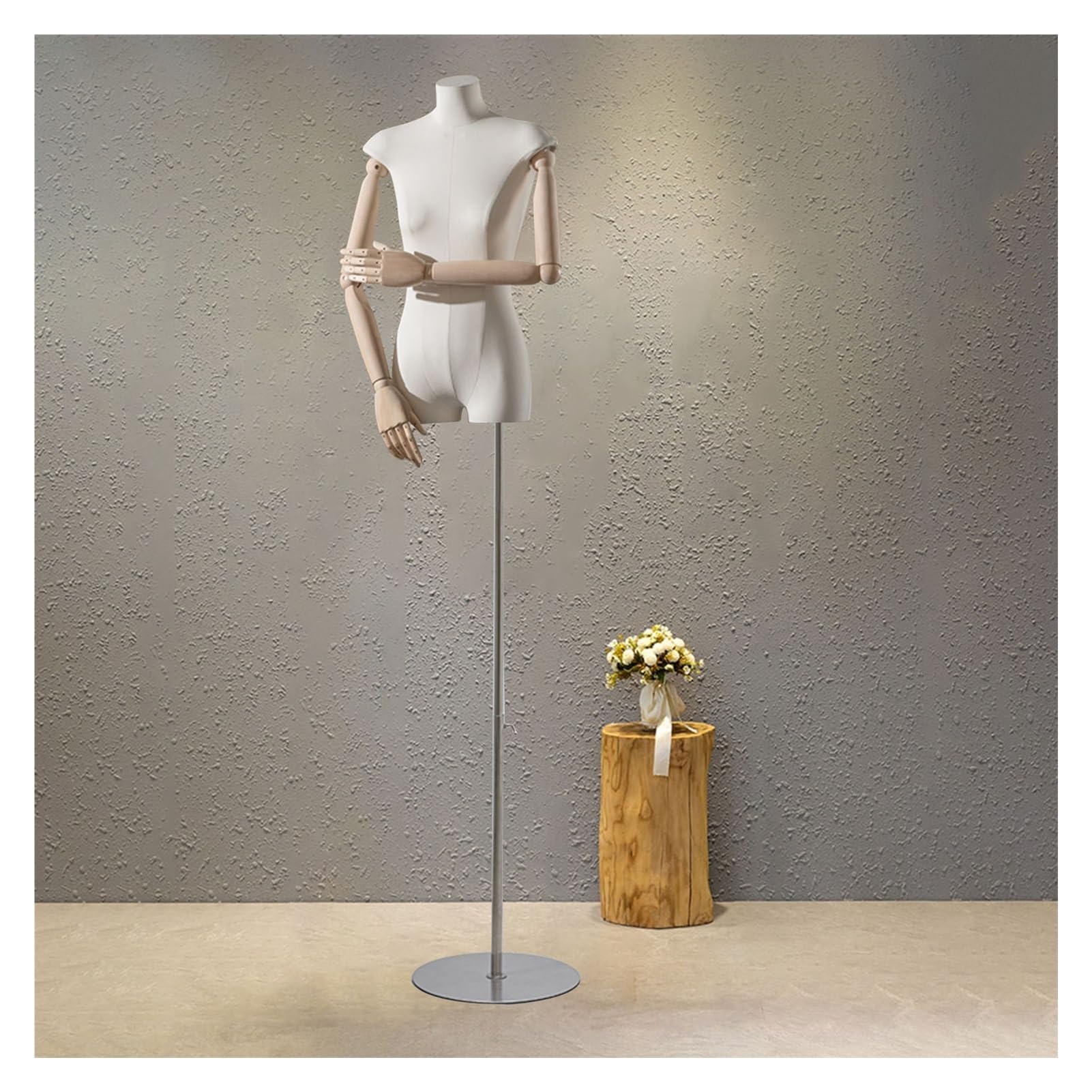 Maniquí de costura ajustable de 52 a 76 pulgadas para sastre y moda