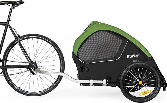 Burley Tail Wagon | Lightweight Dog Bike Trailer with Mesh Windows, Removable Floor & Low-Clearance Entry