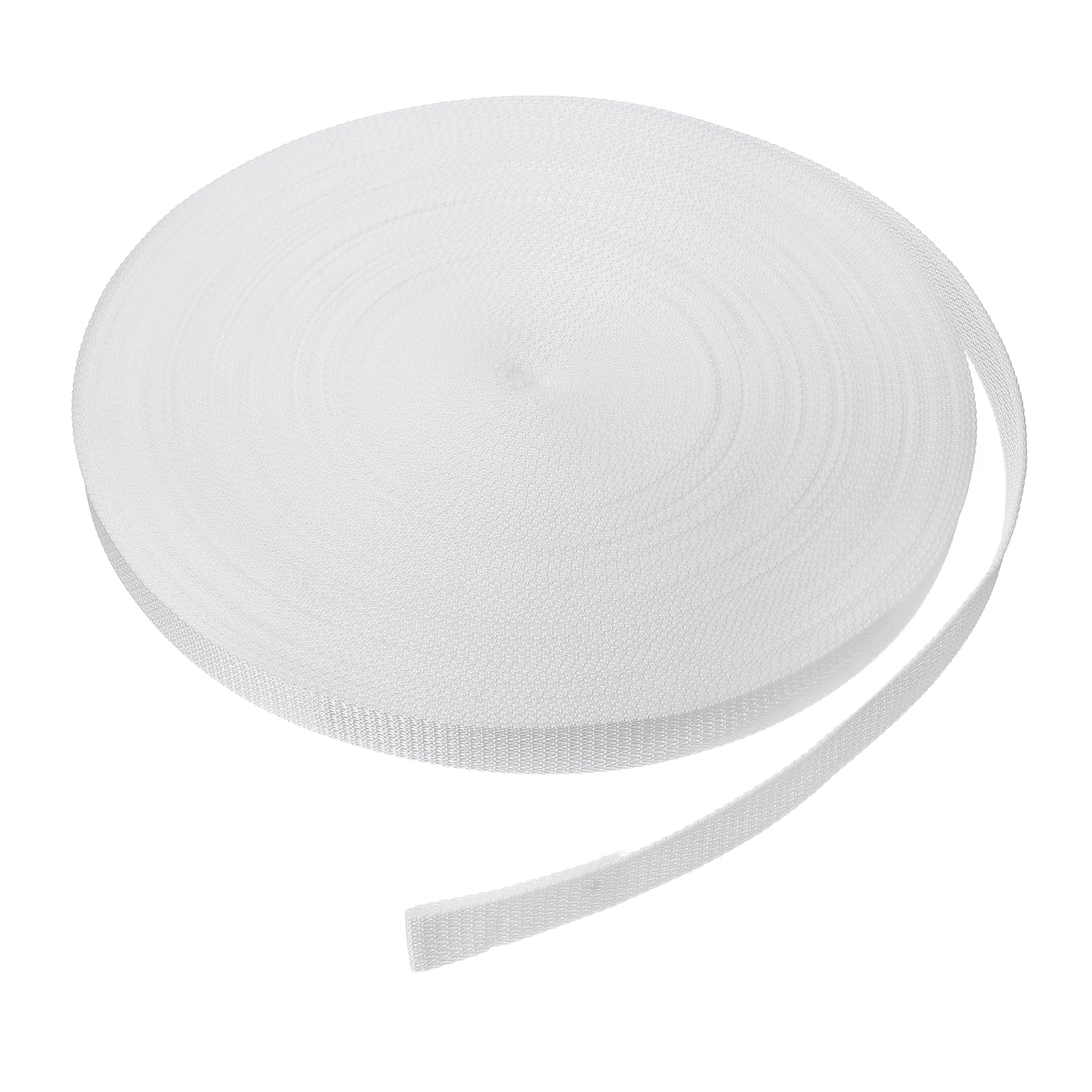 QUARKZMAN 50M Sangle pour Volet Roulant 23 mm Portes, Fenêtres, Blanc