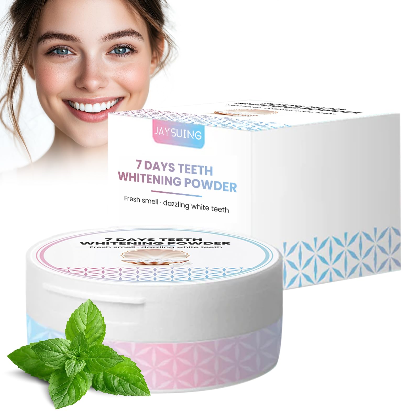 Blanqueador Dental Profesional,Polvos Blanqueadores Dientes,Blanqueamiento Dental Eliminación Profunda de Manchas,Eficaz Para Fortalecer Dientes y Encías,Suave Para Dientes Sensibles(white) - 1