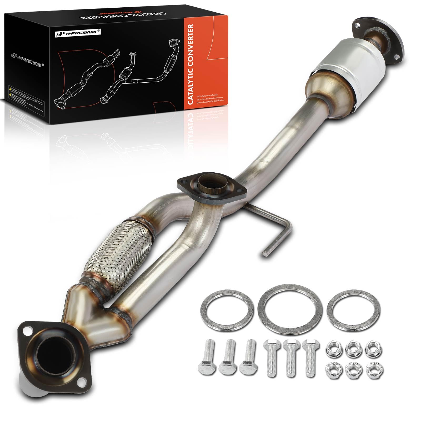 A-Premium Catalytic Converter Kit Direct-Fit Compatible with Toyota Camry 1997-2000, Avalon 1997-1999, Solara 1999-2003 & Lexus ES300 1997-1999, SC300 1997-1998, 3.0L, EPA Compliant