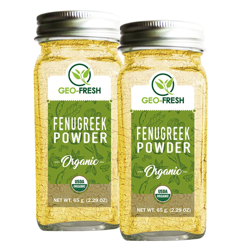 See full amazon price history chart for Geo-Fresh Organic Fenugreek Powder, 65g (Pack of 2)|Methi Powder|Rich in Anti-oxidants & Vitamins| for Healthy Hair & Skin| 100% Organic, Non-GMO, USDA Certified, Jaivik Bharat Certified Geo-Fresh Organic Fenugreek Powder, 65g (Pack of 2)|Methi Powder|Rich in Anti-oxidants & Vitamins| for Healthy Hair & Skin| 100% Organic, Non-GMO, USDA Certified, Jaivik Bharat Certified (B07FSD99JN) Amazon Price History, Amazon Price Tracker