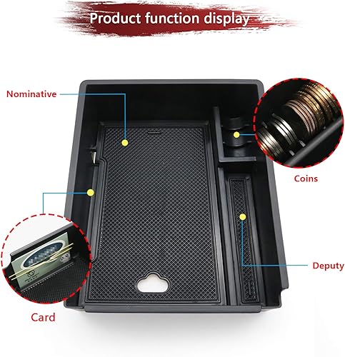 Miniatura 4 de LFOTPP Bandeja organizadora de consola central de automóvil para 2022 2023 Hyundia Tucson/Santa Cruz Accesorios Consolas Organizadores 2022 Tucson