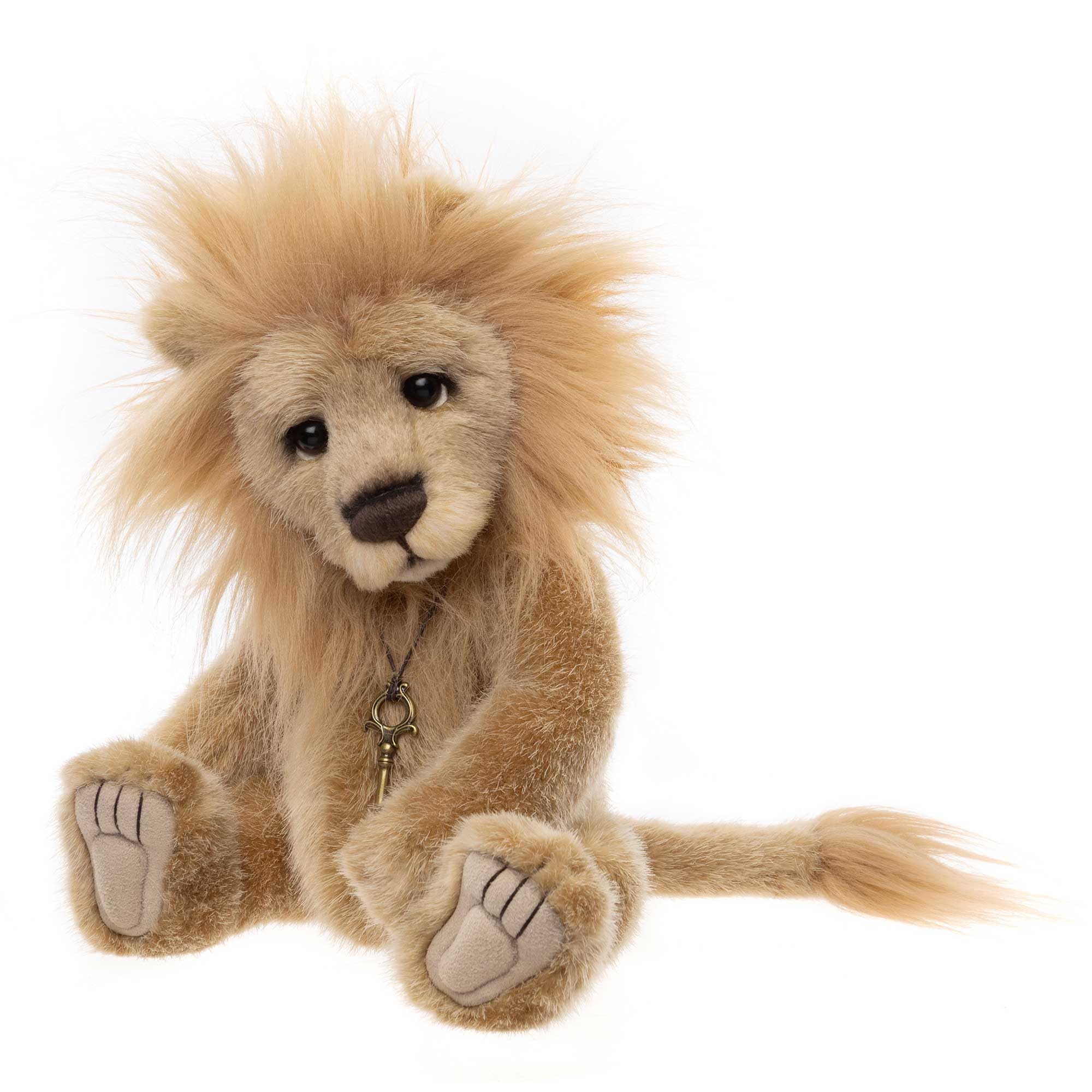 Charlie Bears Anniversary Linus | Stuffed Animal Majestic Lion Plush Collectable or Gift, Five-Way Jointed, Luxury