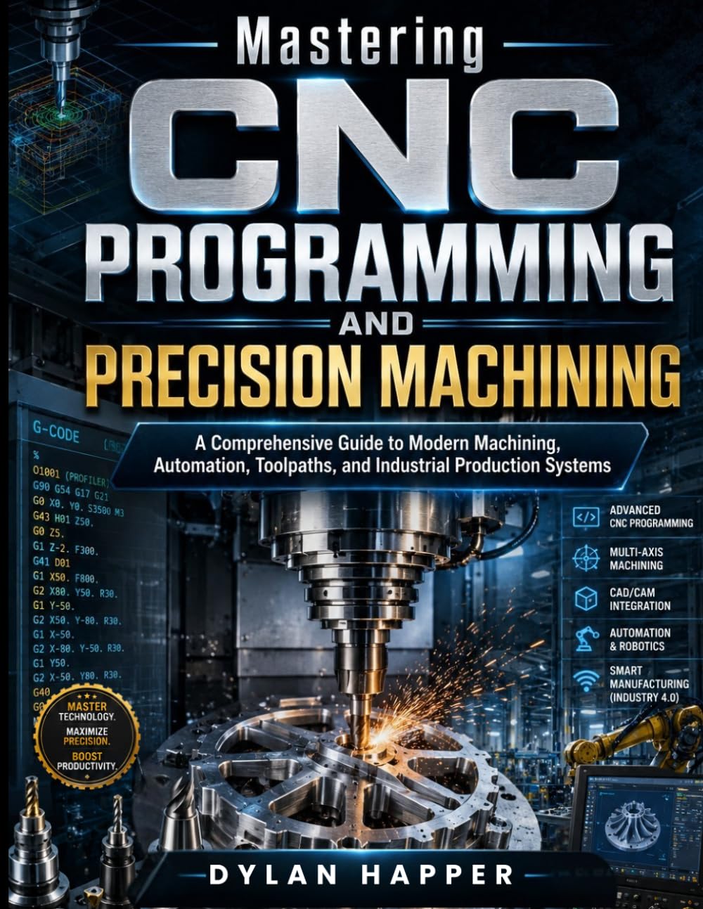 Mastering CNC Programming and Precision Machining: A Comprehensive Guide to Modern Machining, Automation, Toolpaths, and Industrial Production Systems