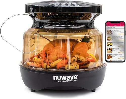 Nuwave Primo - Horno de parrilla, nuevo y mejorado 2023, horno tostador de encimera de convección superior e inferior de parrilla para cocinar