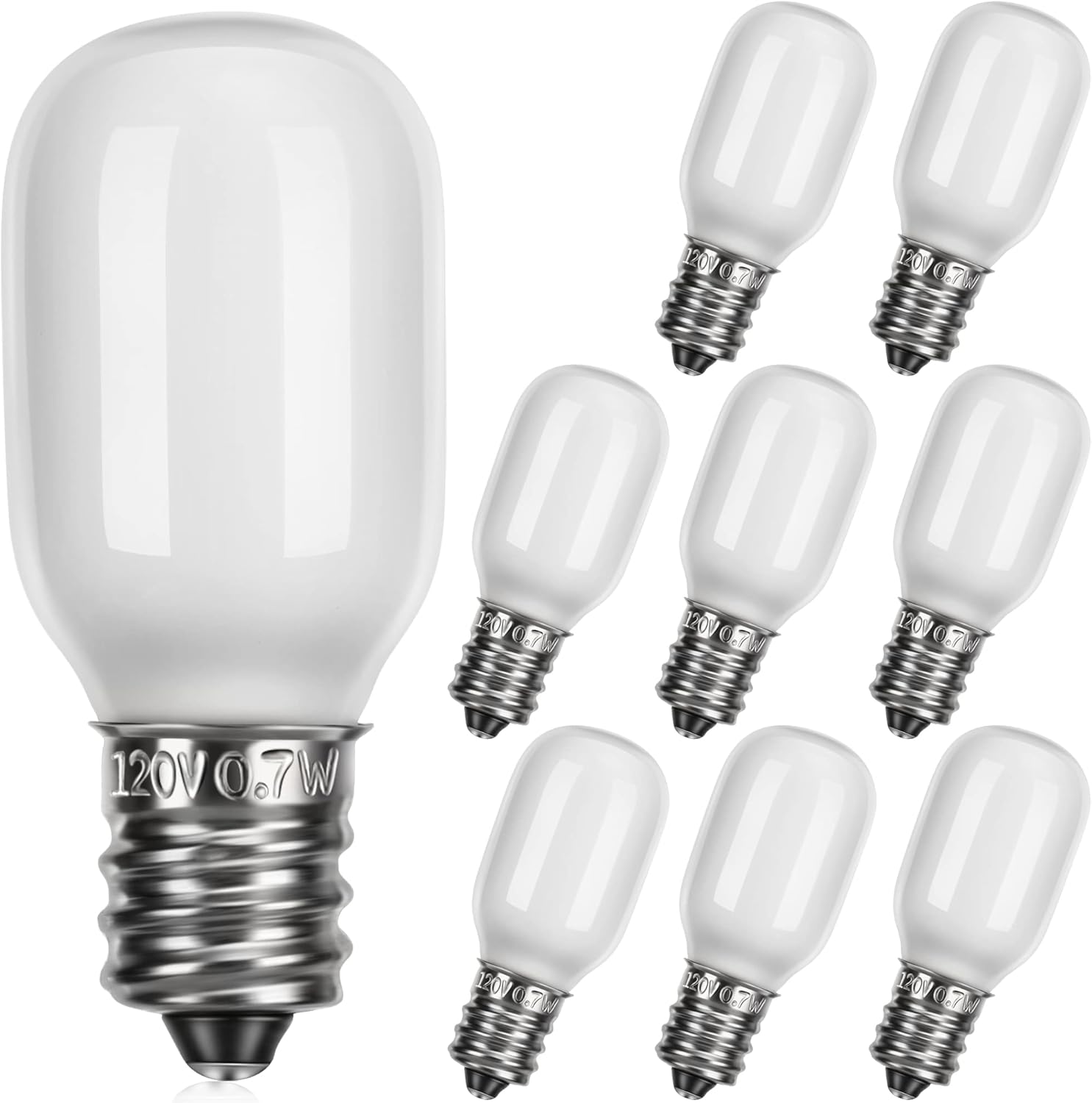 Meonum Christmas Village Replacement Light Bulbs, E12 Candelabra Base