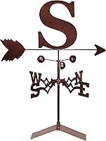 Vista 6 de SWEN Products Veleta con letra monograma (montaje ajustable incluido)