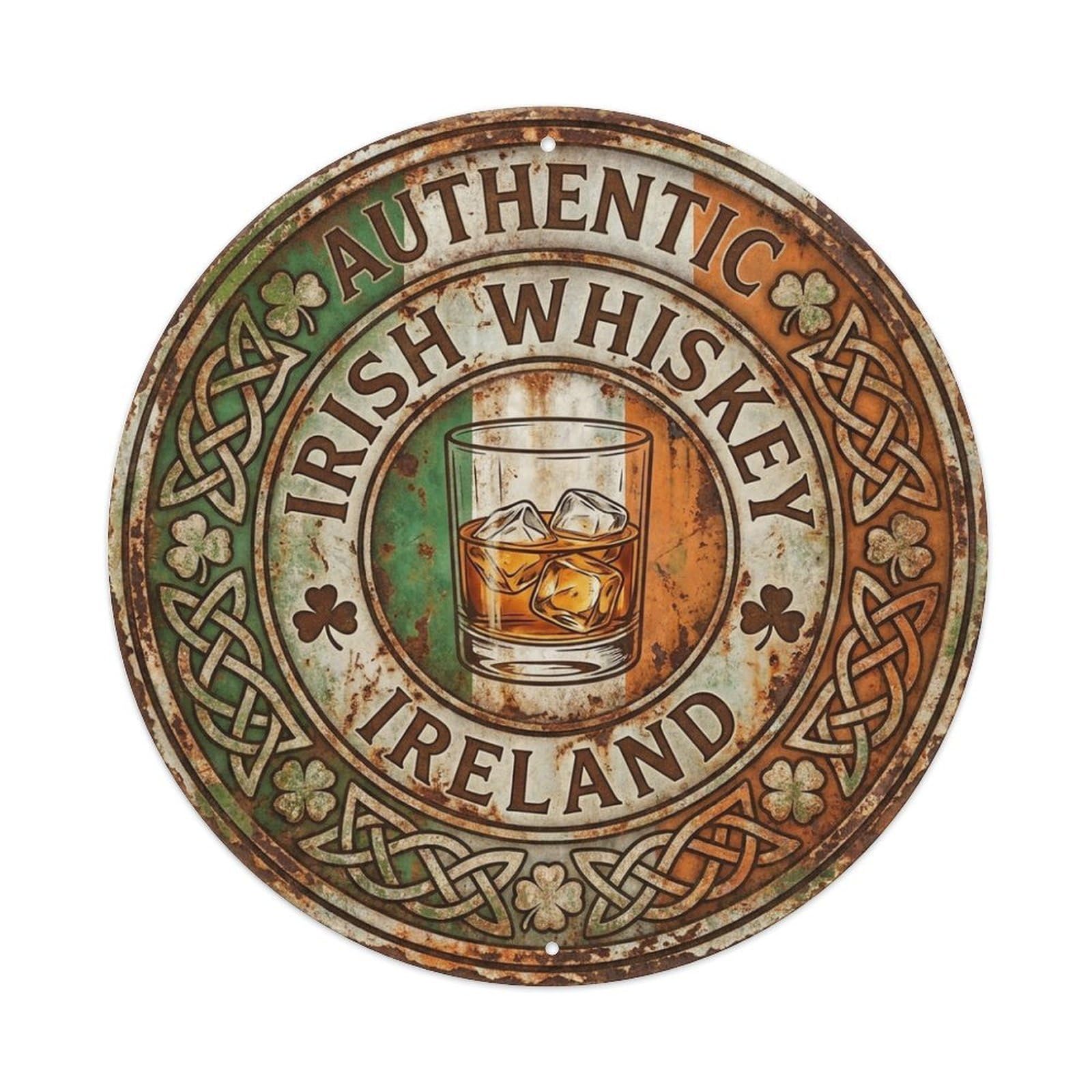 Olhnbad Style Ireland Travel Amber Drink Beverage Cuisine Metal Tin Sign