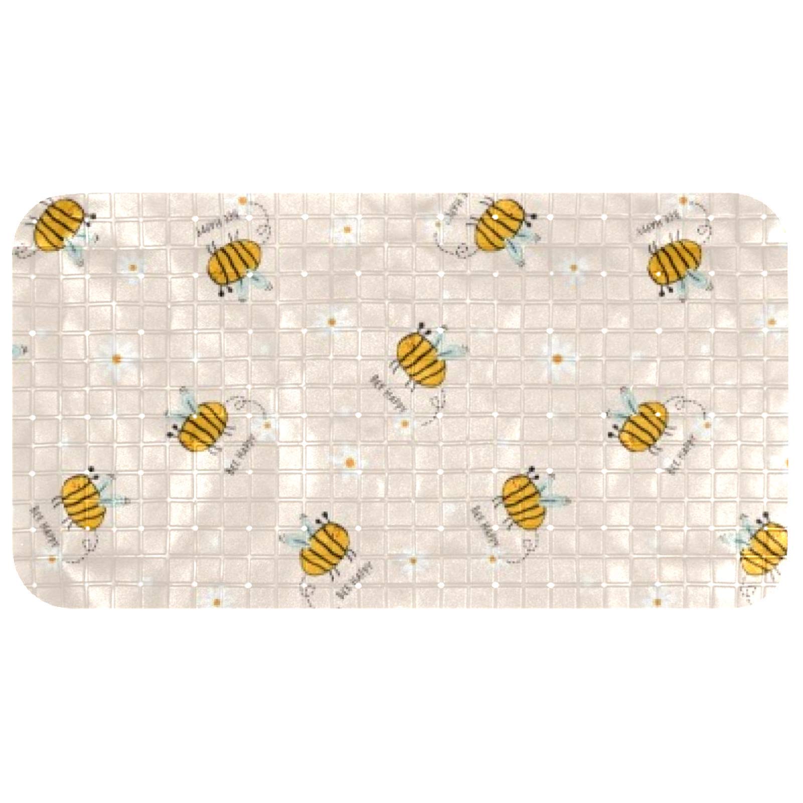 Tapis de bain enfants Bennigiry 27x37 cm en PVC souple sécurisé
