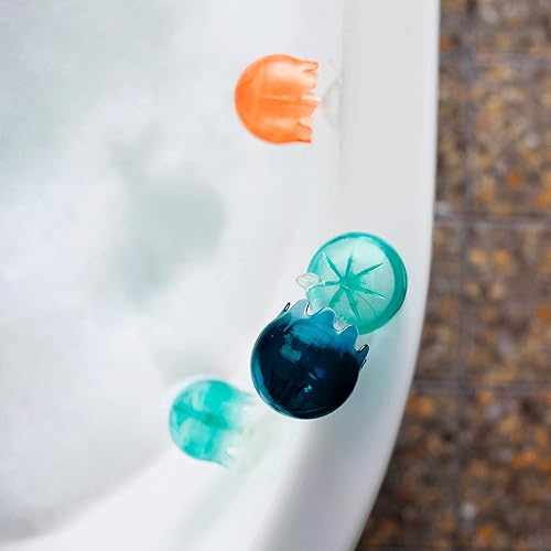 Miniatura 4 de Boon JELLIES Suction Cup Bath Toys - Baby Sensory Toys - NavyCoral - Ages 12 Months and Up - 9 Count