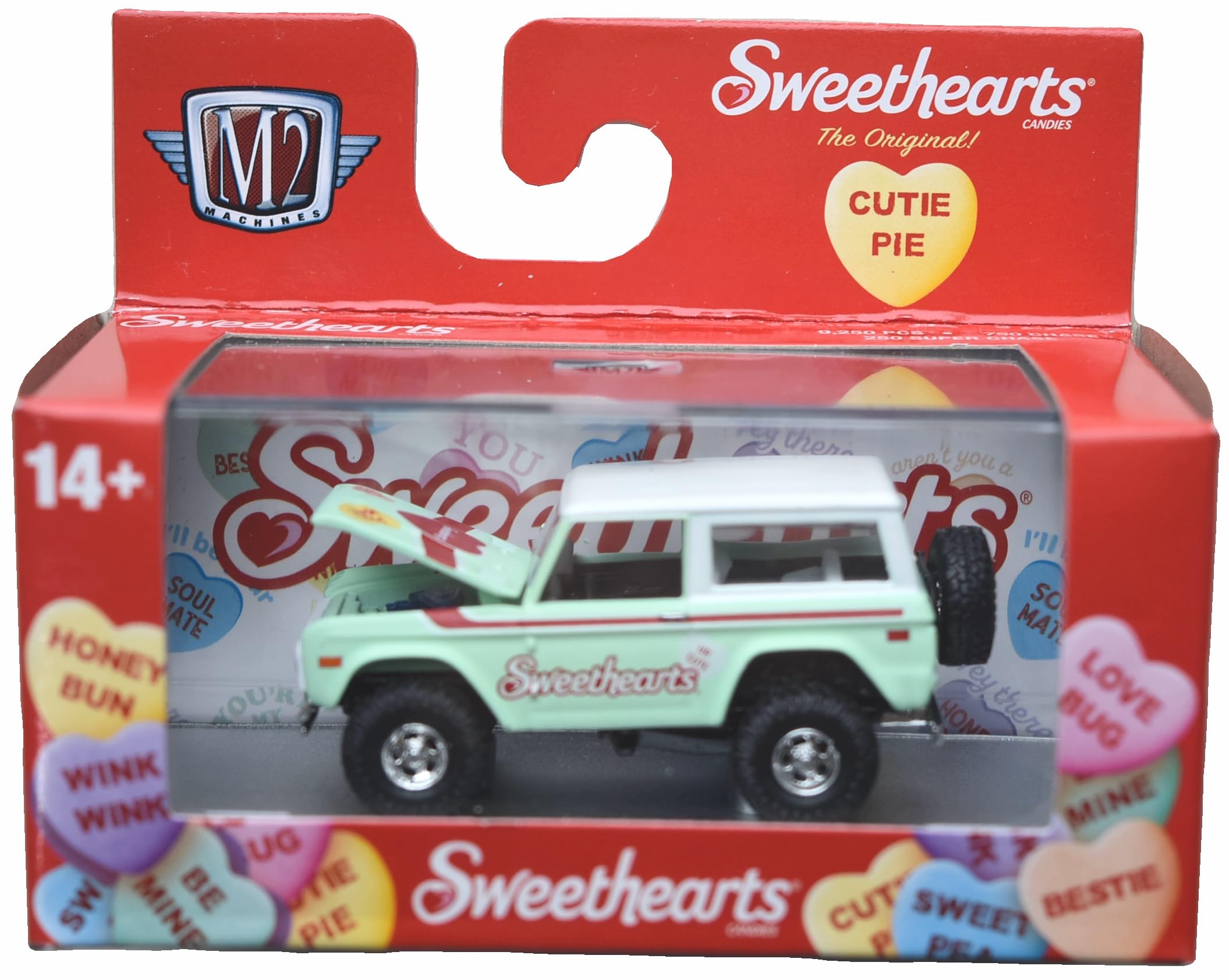 Amazon.com: M2 Machines 1976 Ford Bronco, Cutie Pie 9,250 PCS