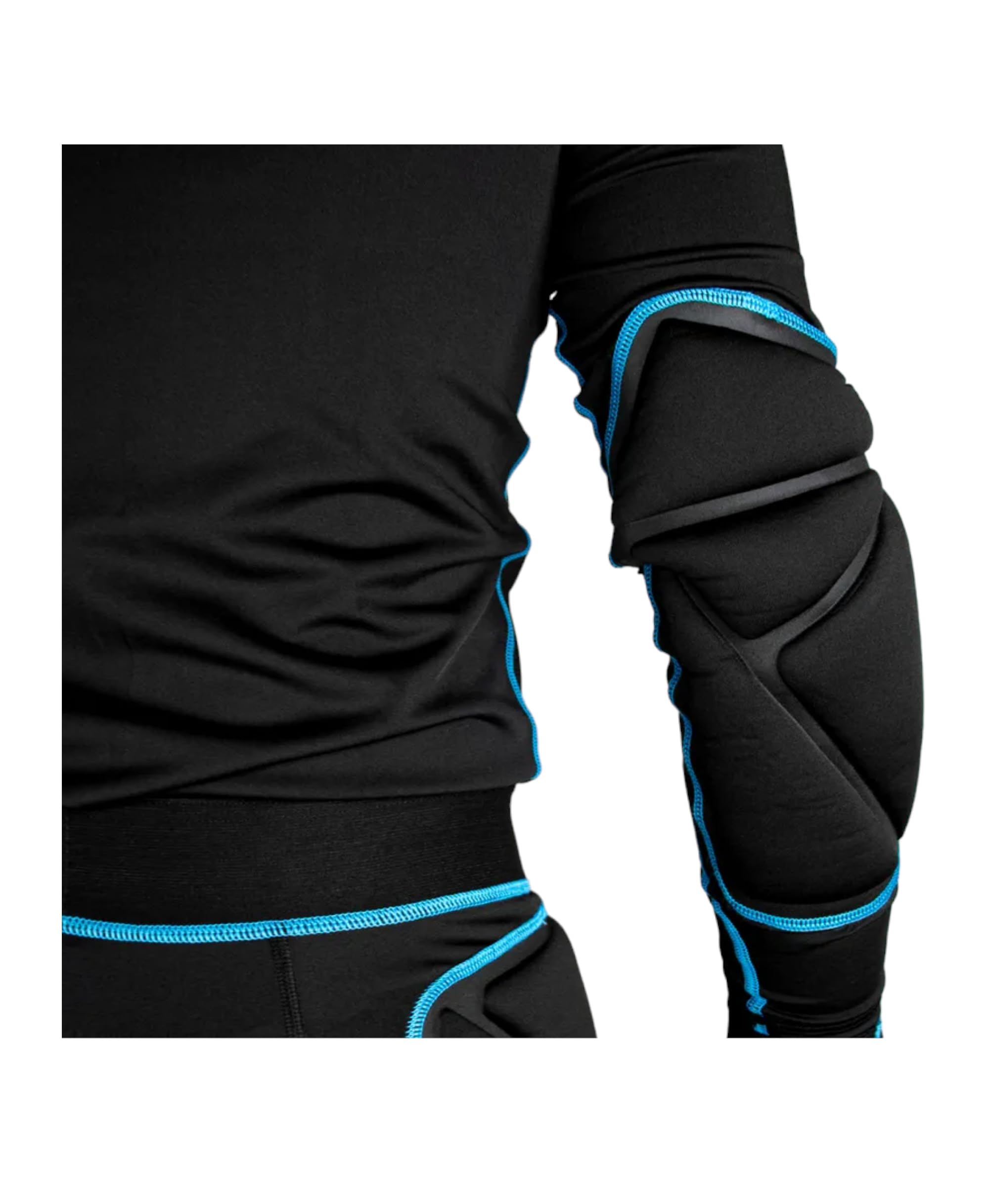 KEEPERsport - Torwart Unterziehshirt gepolstert - langes Protektionsshirt für Torhüter Underwear - Größe 128-XXL