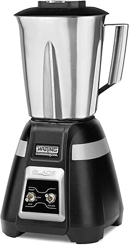 Waring Commercial BB300S 1-Hp bar Blender, Black 48 oz