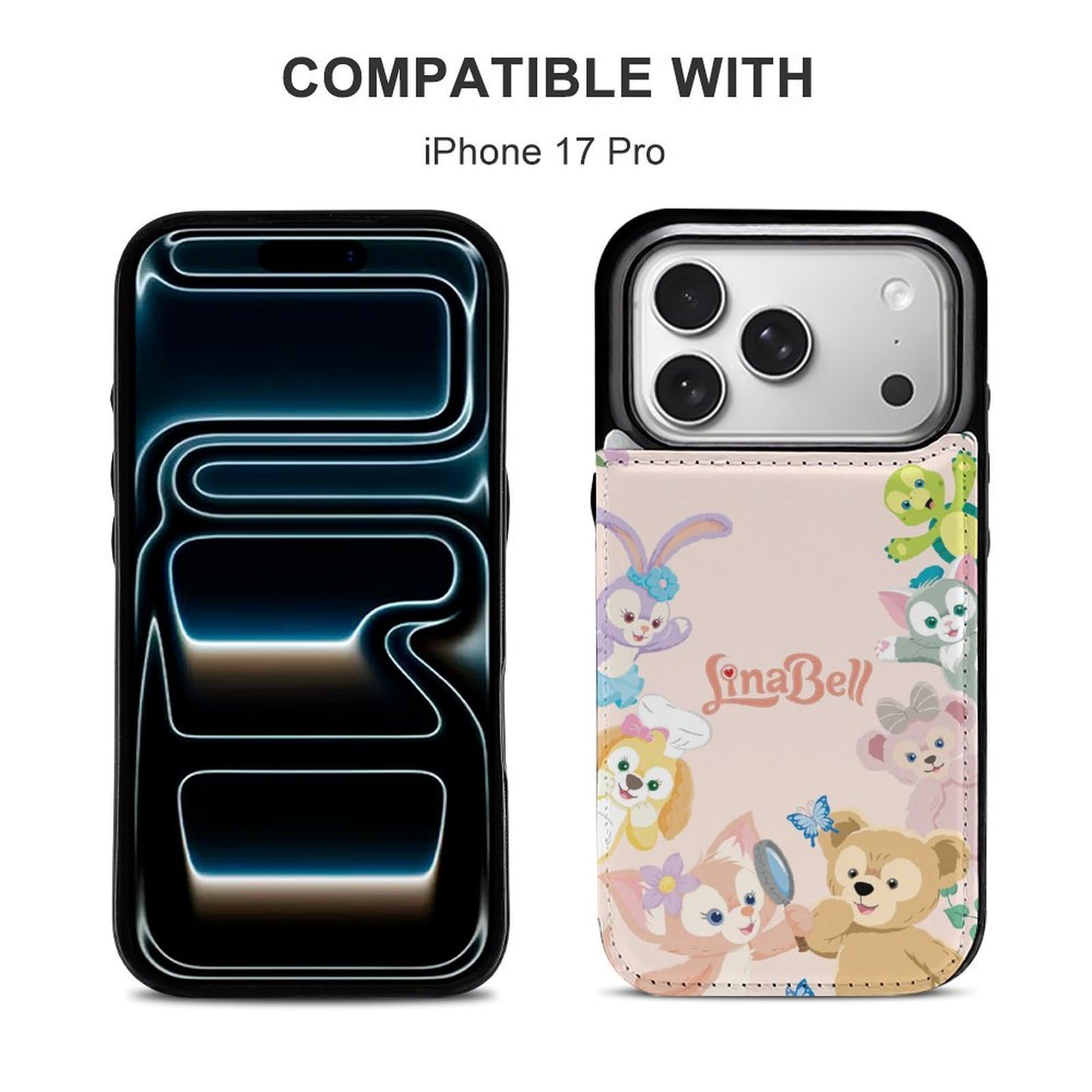 Amazon.co.jp: iPhone17 Pro用ケース 手帳型 ダッフィーフレンズ