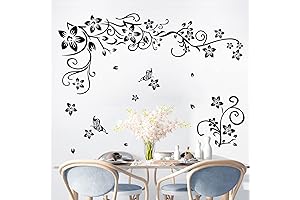 LiveGallery Stick On Decals: Remodel Your Home with Graceful Vinyl Blossoms