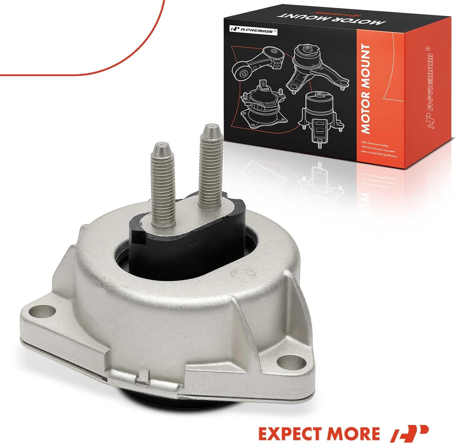 A-Premium Rear Side Transmission Mount Compatible with Dodge Durango 2011-2023 & Jeep WK2 Series Grand Cherokee 2011-2021, 3.6L 5.7L 6.4L, Automatic Transmission