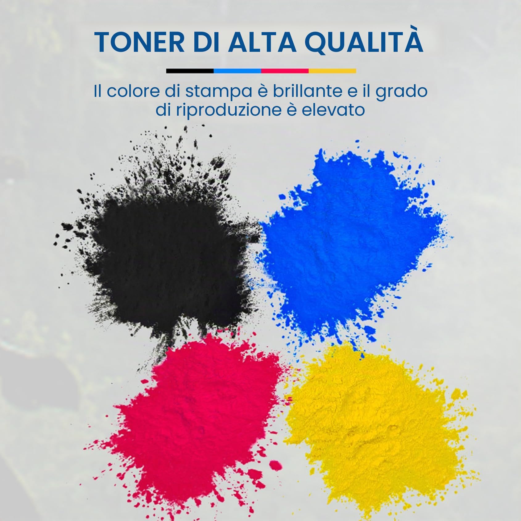 Cartuccia Toner C230 Cartucce Toner Per Stampante C235 006R04391 006R04392 006R04393 006R04394 Sostituzione Compatibile (senza Chip, Alta Resa) per Xerox C230 C235 Stampanti,4 Colors-1Pack