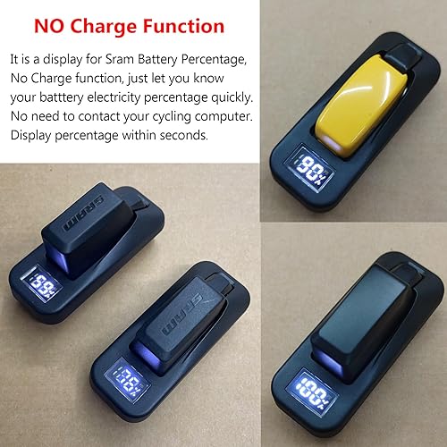 Miniatura 3 de BININIU Porcentaje de visualización para Sram AXS Battery Red eTap Force Rival GX XX1 Porcentaje de electricidad de la batería, muestra rápidamente