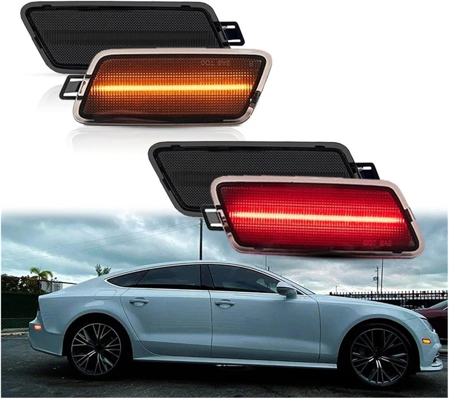 ☆ディープコーンステアリング 12.6インチ 320mm 桜花ブラックスポーク