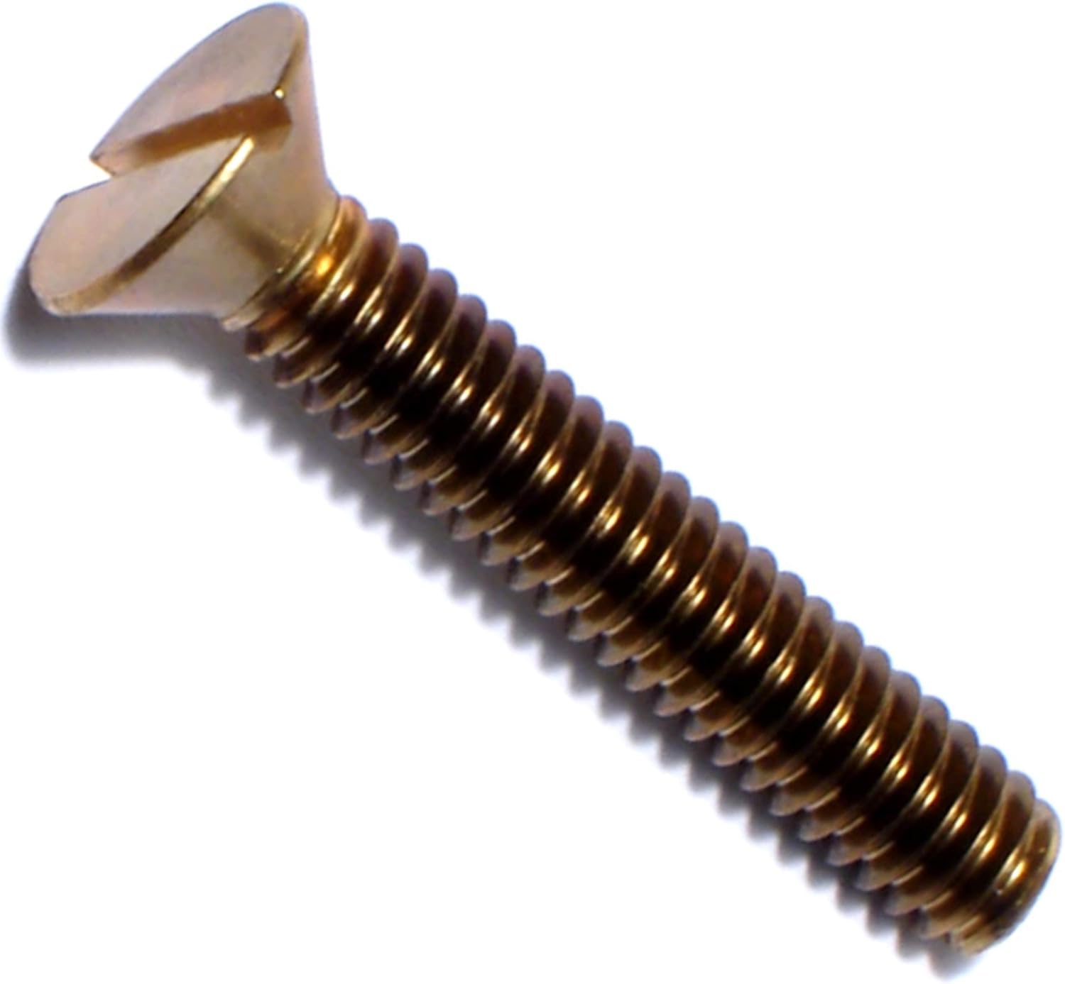 014973128609 Slotted Flat Machine Screws, 1/4-20 x 1-1/2, Piece-10