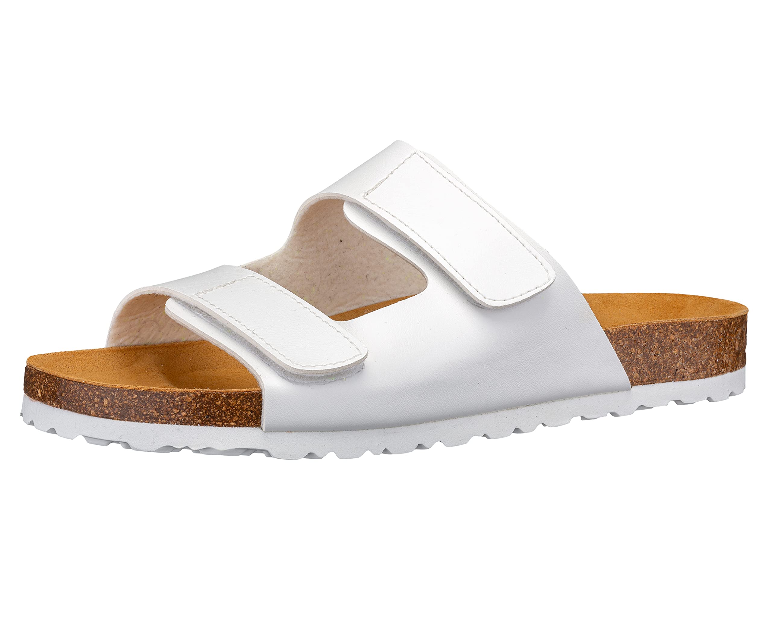 Lico Men's Bioline Man Slippers 39 EU White Velcro