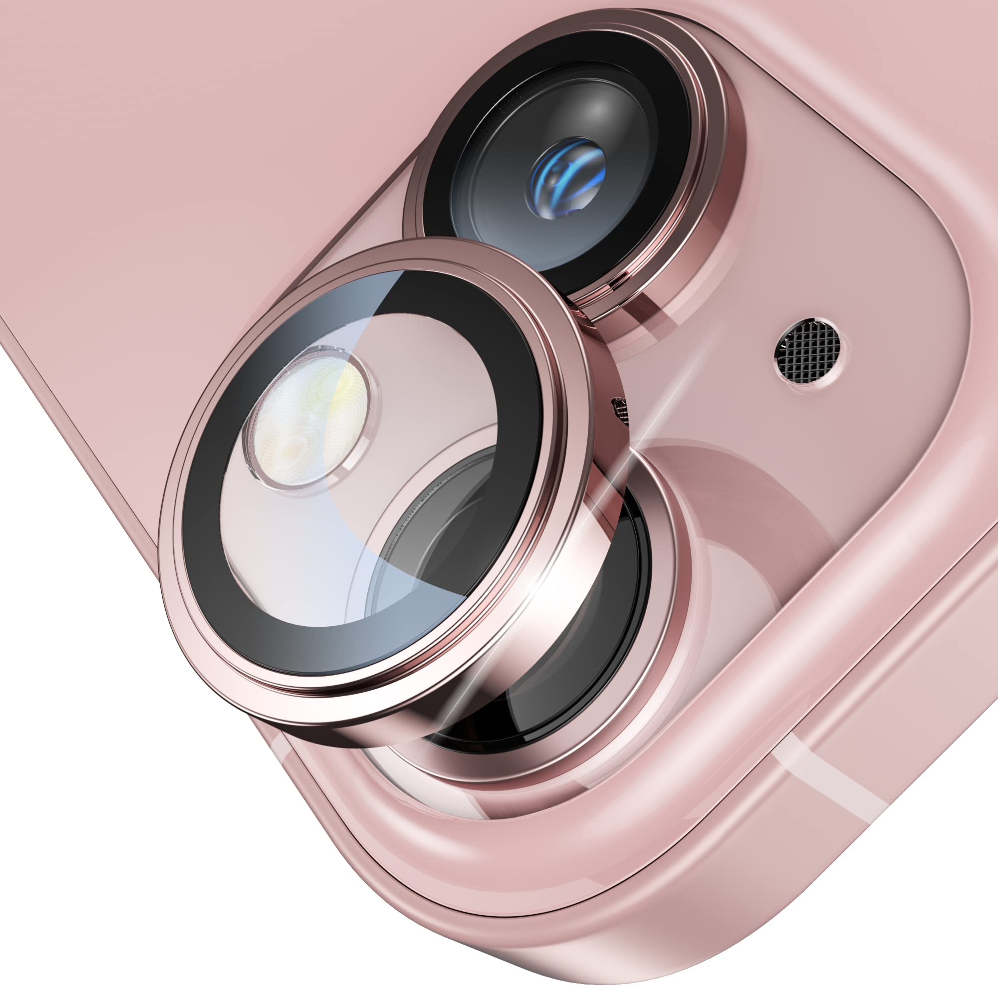 IQShield for iPhone 13 Camera Lens Protector, Anti Scratch HD Tempered Glass Metal Ring Guard, Shockproof Aluminum Alloy Lens Screen Cover - Pink (B0B36HT47X) Amazon Price History, Amazon Price Tracker