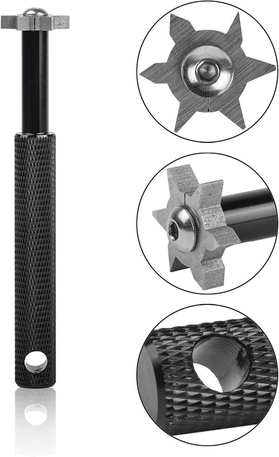 Longridge Golf Club Groove Cleaner Groover X6, Black - Image 4