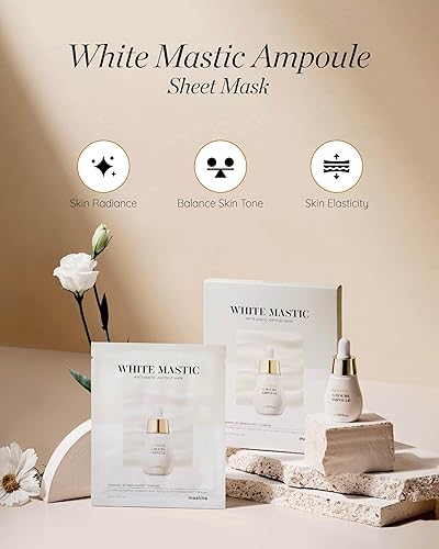 Miniatura 2 de Máscara de ampolla de masilla blanca (4 piezas) - Iluminadora, potenciadora de la luminosidad. Máscara facial ultrahidratante. Cuidado intensivo de