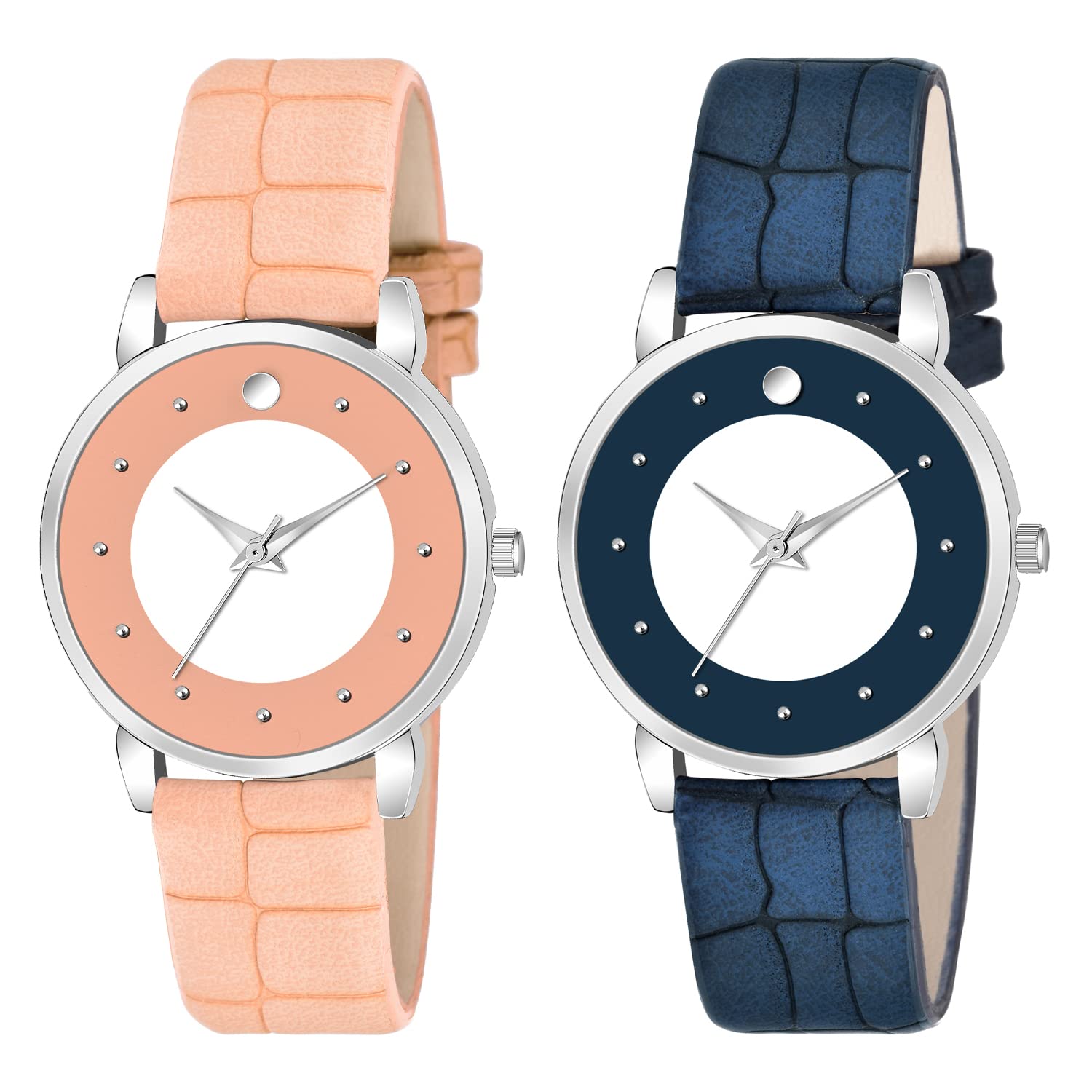 Shocknshop Leather Analouge Multicolor Dial Analog Wrist Watch For Women And Girls (Multicolored Dial & Strap) Mt337-340, Multi-Color Band (B0B9H3SGCH) Amazon Price History, Amazon Price Tracker